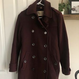 Burberry Brit Cashmere Wool Winter Coat